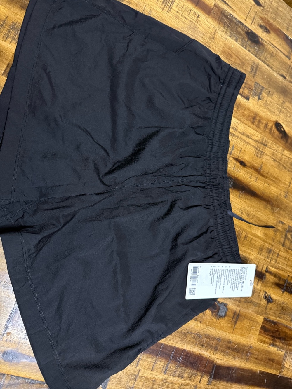 lululemon athletica Black Lightweight Athletic Shorts
